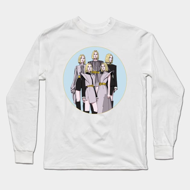 Stepford Cuckoos Long Sleeve T-Shirt by pastelrake